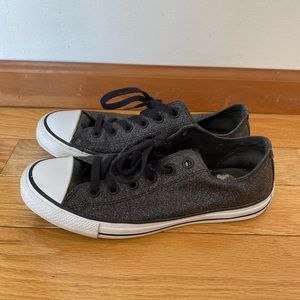Converse Chuck Taylor Low Black Glitter